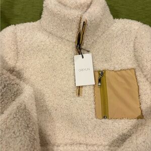 Greylin Frankie Sherpa Half Zip Pullover
